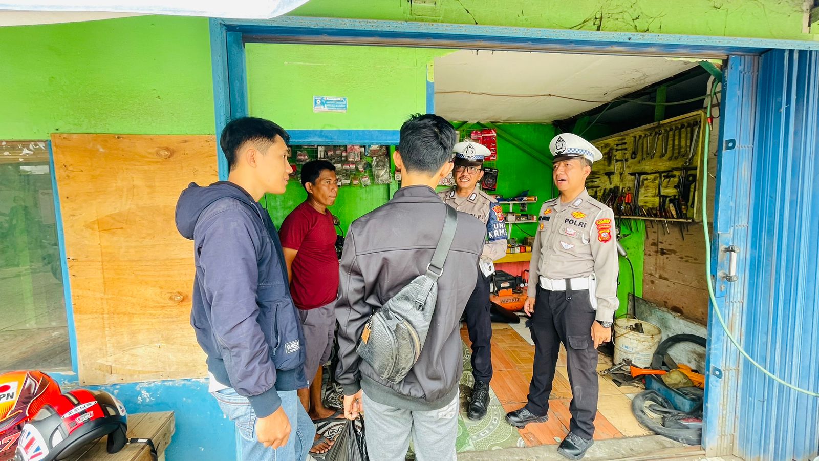 Satlantas Polres Karawang Gemarkan Budaya Kamseltibcarlantas