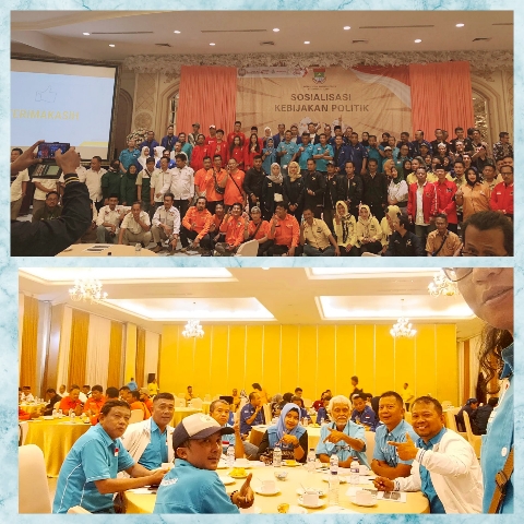 Sosialisasi Kebijakan Politik Bersama 18 Peserta Partai Politik Kabupaten Tangerang