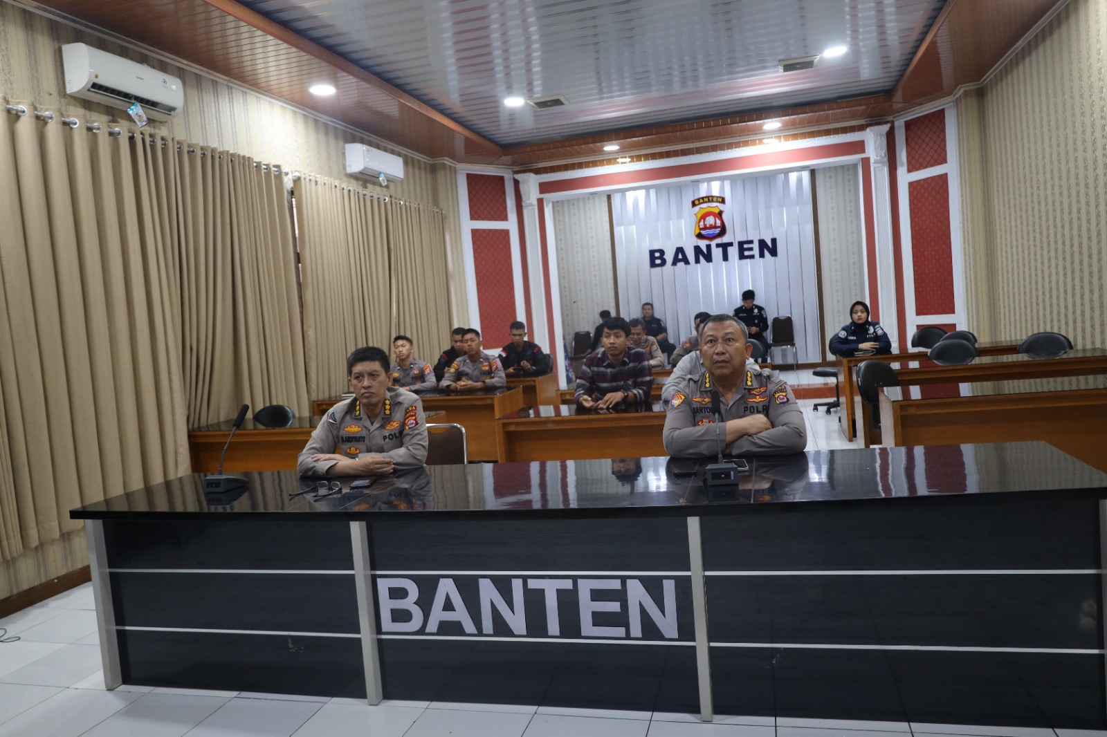 Polda Banten Ikuti Anev Mingguan Quick Wins Presisi TW IV Tahun 2023