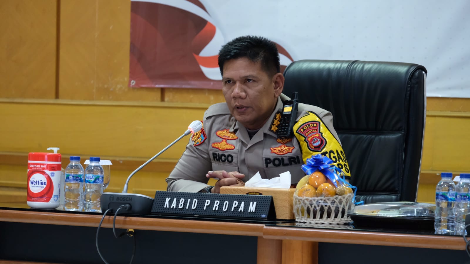Polda Banten Gelar Pembinaan Etika Polri dan Sosalisasi Perpol Nomor 7 Tahun 2022