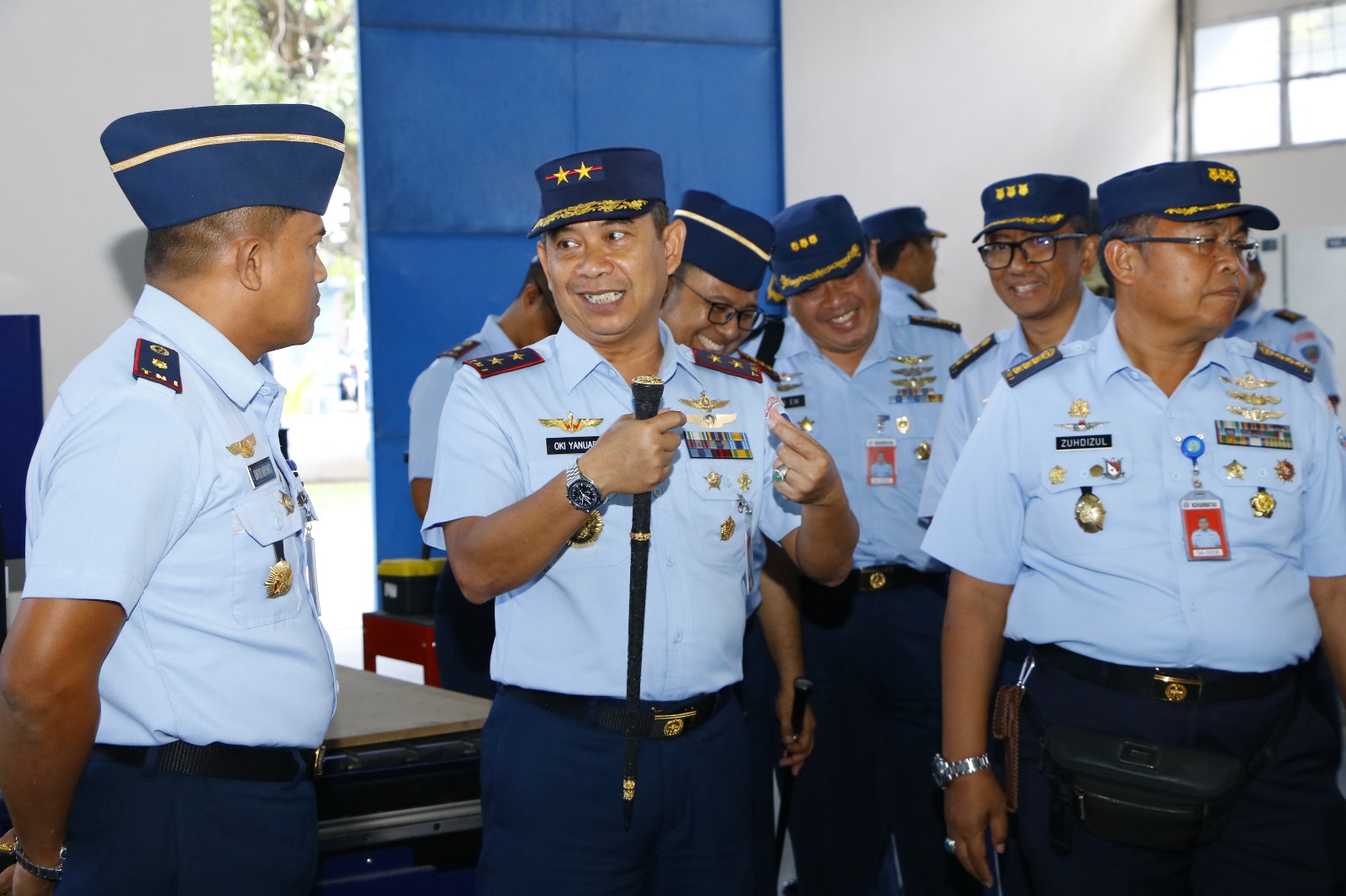 Dankoharmatau Meninjau Satuan Jajaran Depohar 50.
