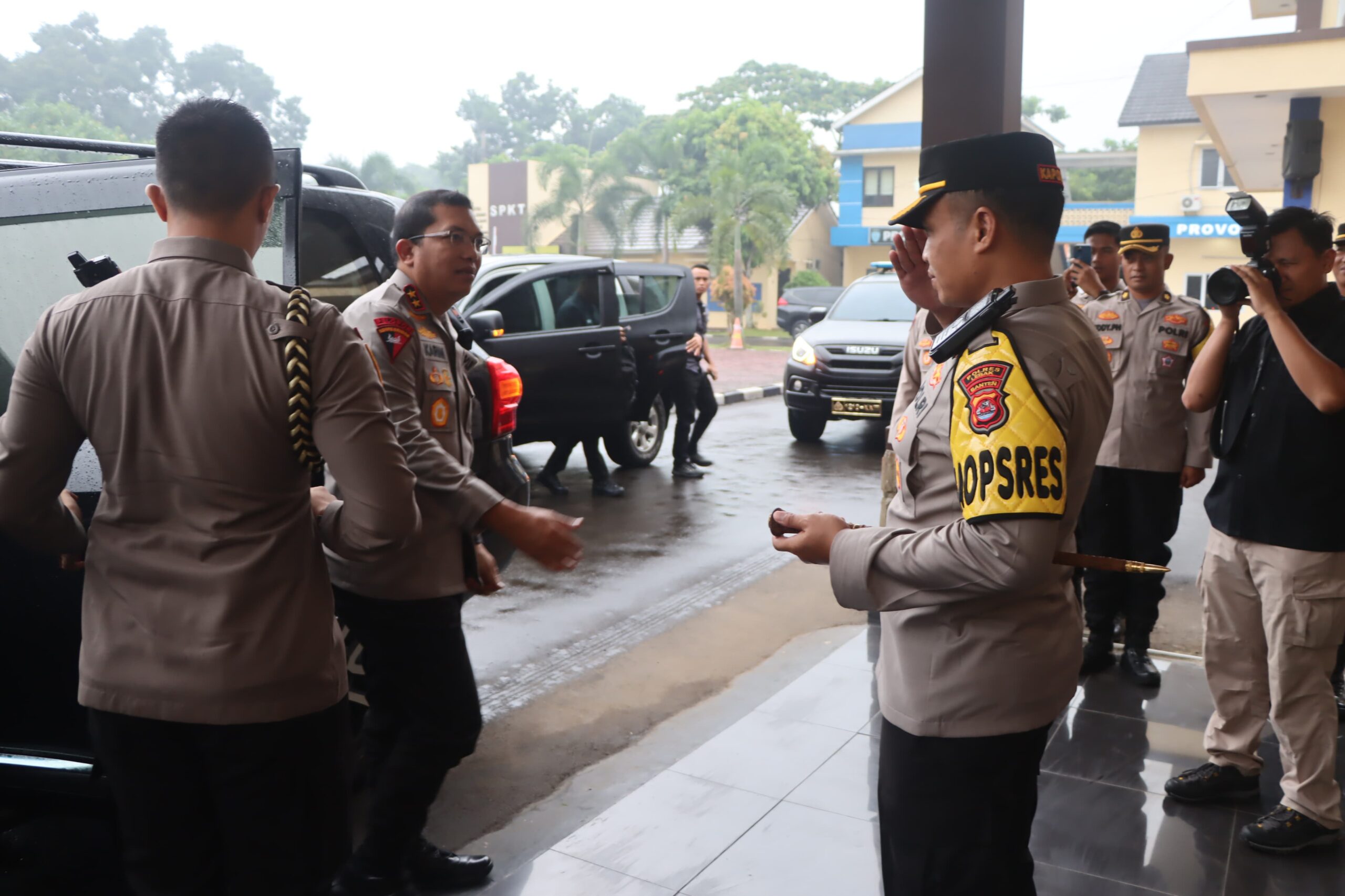 Kapolres Lebak Sambut Kunjungan Kerja Kapolda Banten ke Polres Lebak