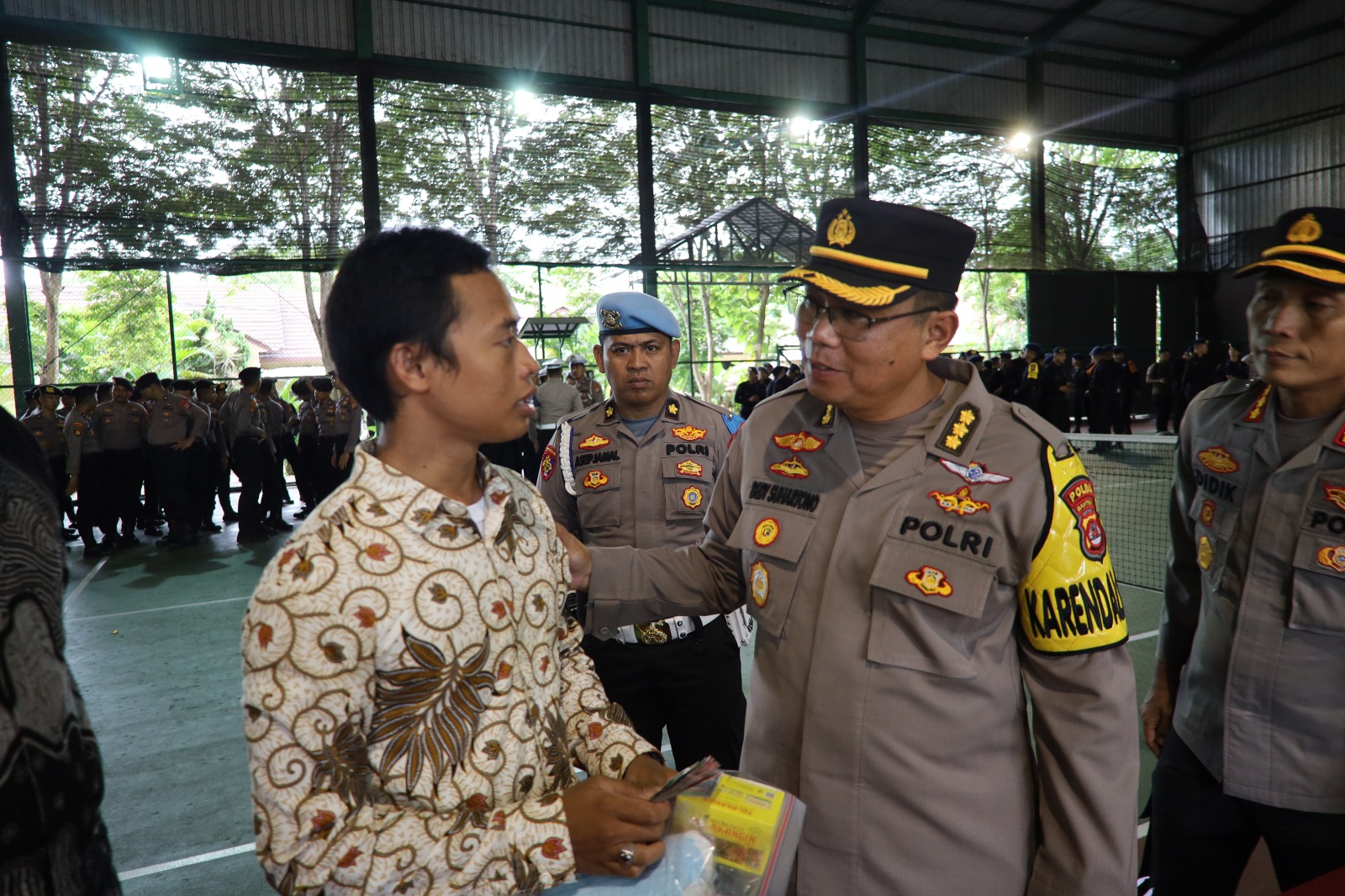 Demi Kelancaran Operasi Mantap Brata, Polda Banten Berikan Bekal Kesehatan dan Distribusikan Uang Saku