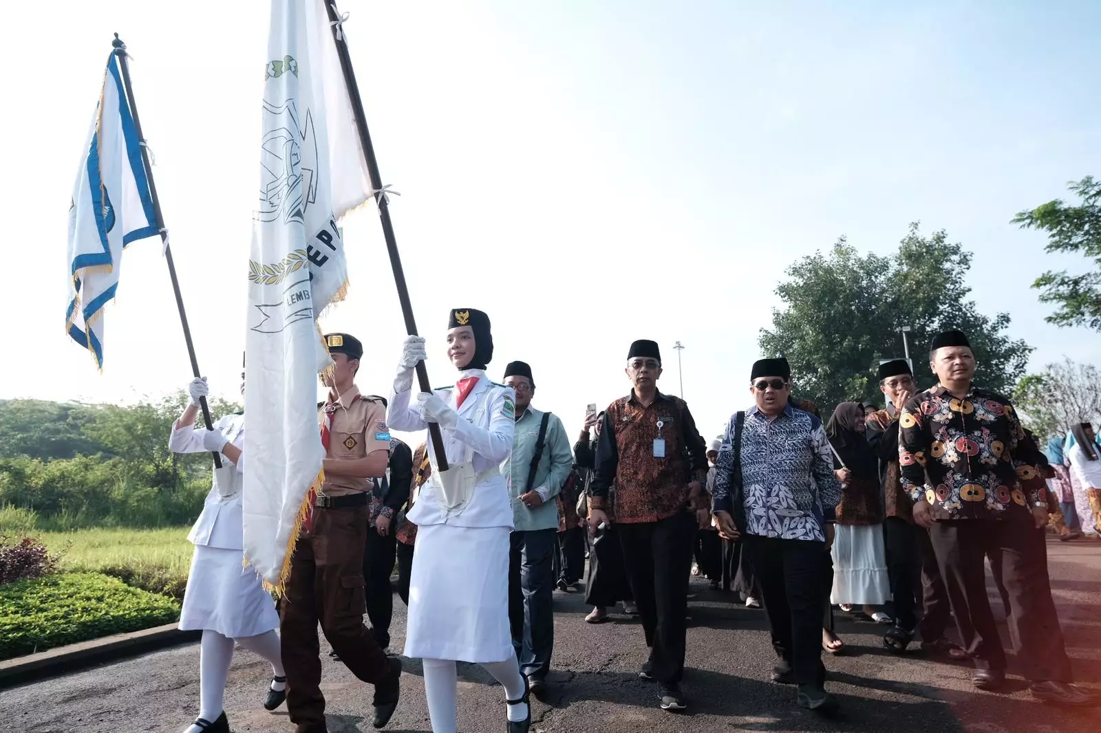 Pawai MTQ ke-38 Jabar, Kontingen Depok Pamerkan Batik Gong Si Bolong