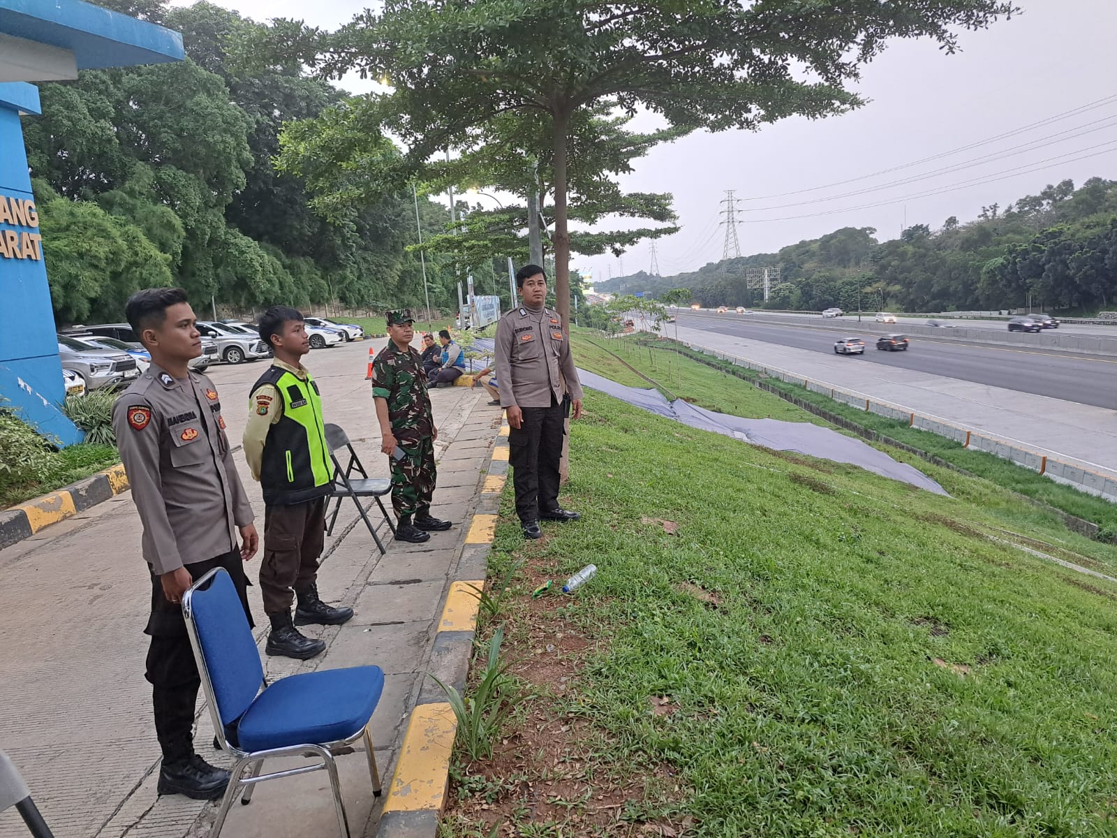Polres Karawang, Sinergitas TNI-Polri Tingkatkan Eskalasi Pam Idul Fitri 1445 H
