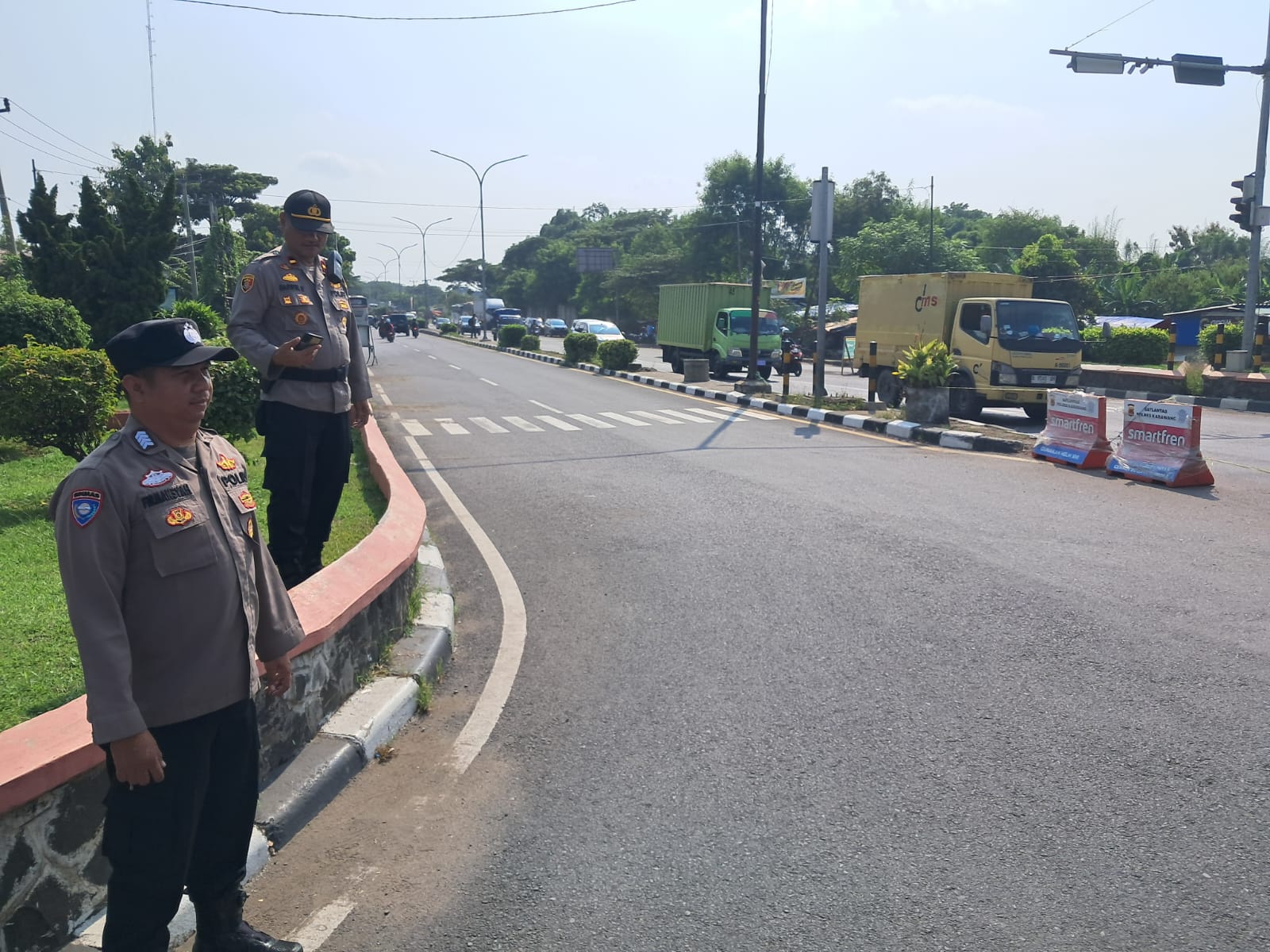 Polres Karawang, Polisi Gelar Ops Ketupat Lodaya di Pospam Tanjungpura