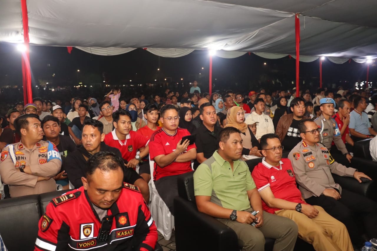 Harmoni Persatuan: Tangerang Meriahkan Nobar Semifinal AFC U23 Asian Cup dengan Semangat!
