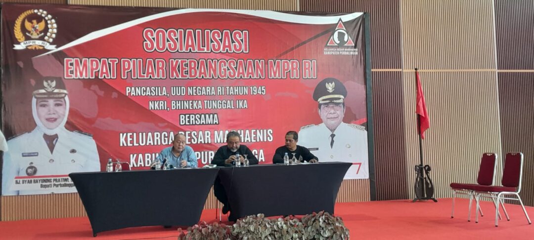 KBM PURBALINGGA SOSIALIASI EMPAT PILAR KEBANGSAAN, TEKANKAN PENTINGNYA JAGA PERSATUAN USAI KONTESTASI POLITIK