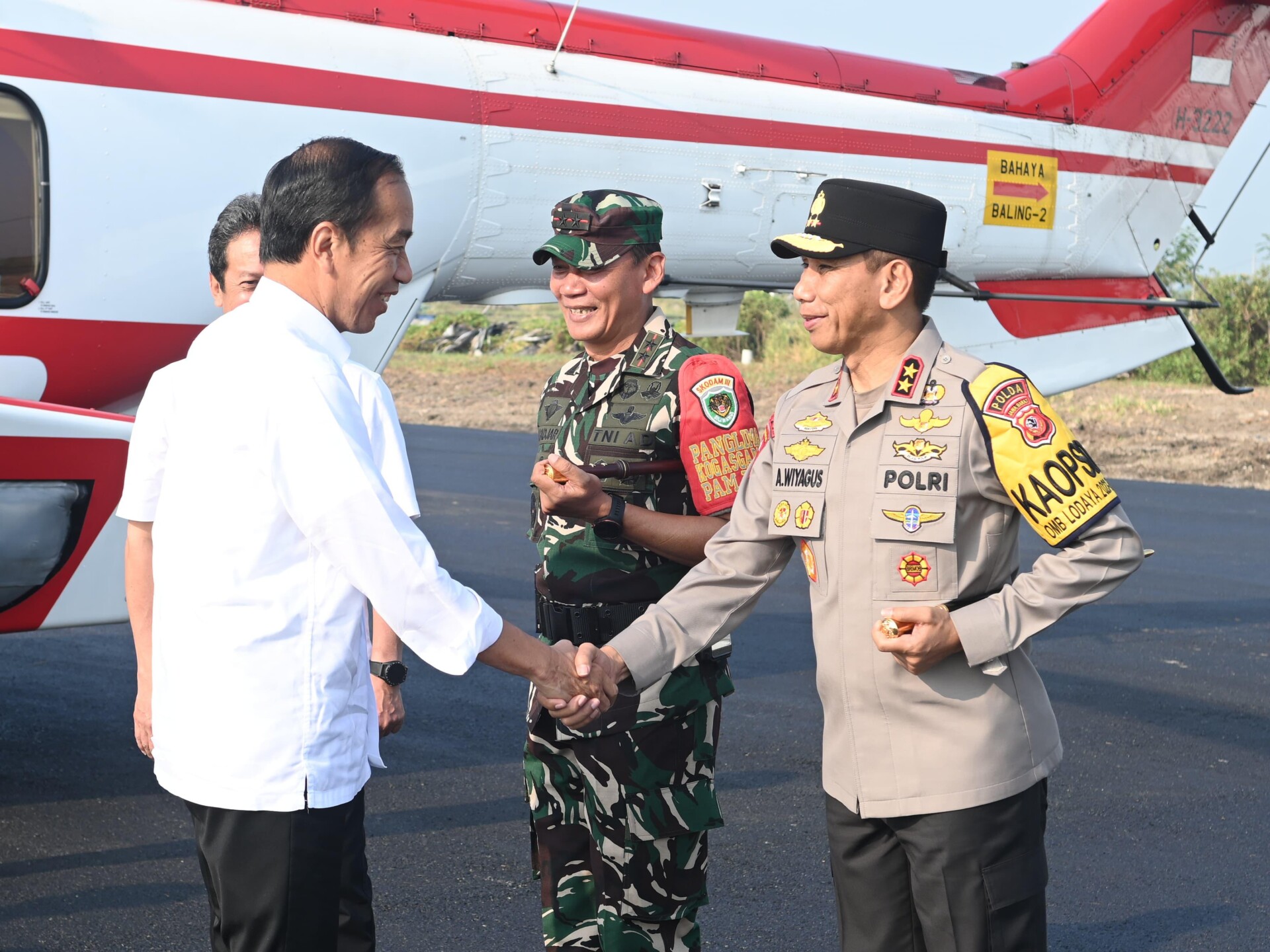 Pengamanan Kunjungan Kerja Presiden RI Diwilayah Kab Karawang