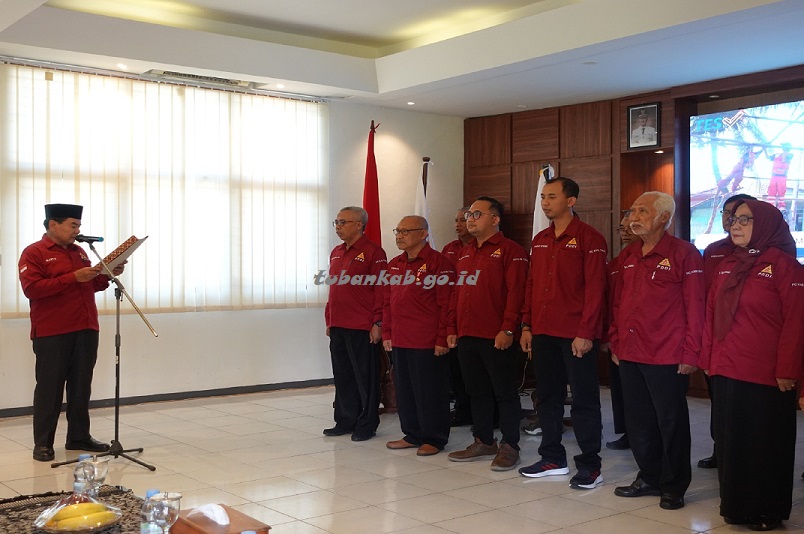 Pengurus Perhimpunan Donor Darah Indonesia Kabupaten Tuban Resmi Dikukuhkan