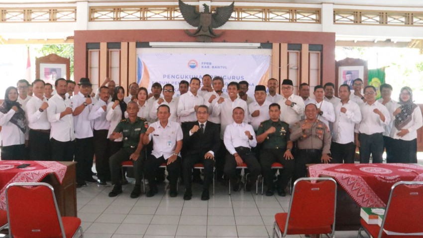 Bupati Bantul Mengukuhkan Kepengurusan FPRB Periode 2024 – 2028