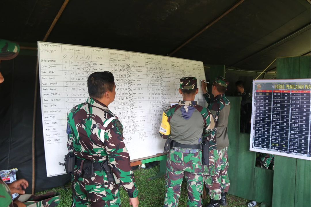 Yonif 411 Kostrad Gelar Lomba Menembak Tempur Reaksi untuk Asah Keterampilan Prajurit