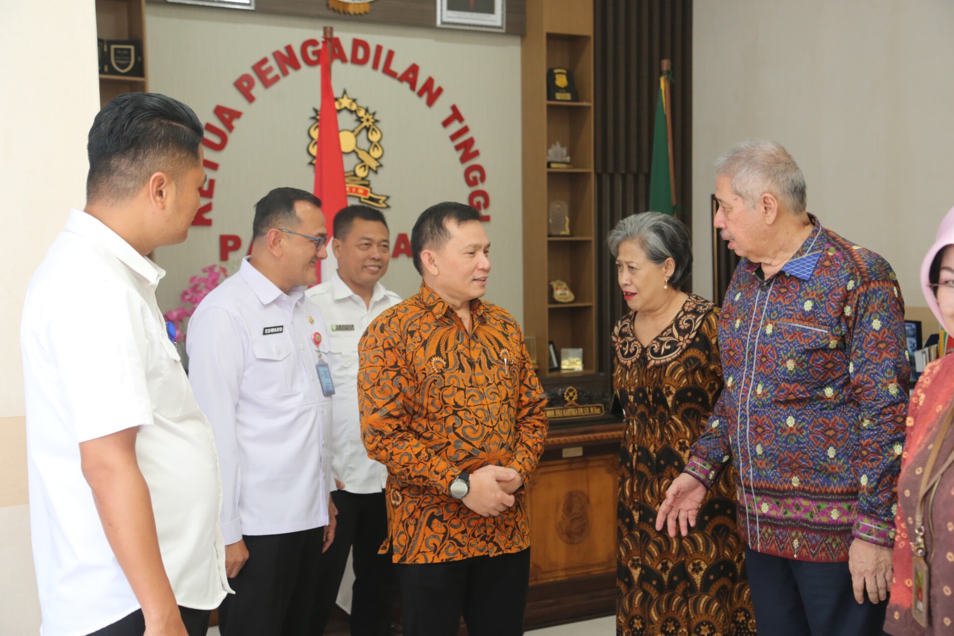 Lanjutkan Silaturahmi ke Forkopimda Sumsel, Pj. Gubernur Elen Setiadi Sambangi Pengadilan Tinggi, Pengadilan Agama dan PTUN