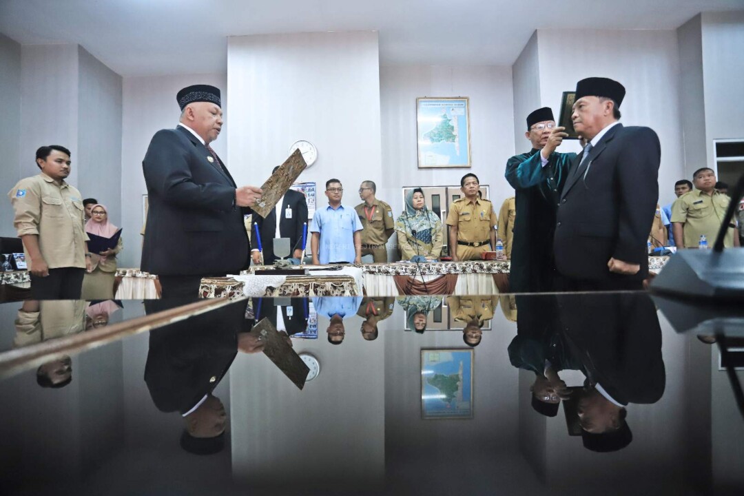 Najamuddin Kembali Nahkodai Perumdam Tirta Sejiran Setason Bangka Barat
