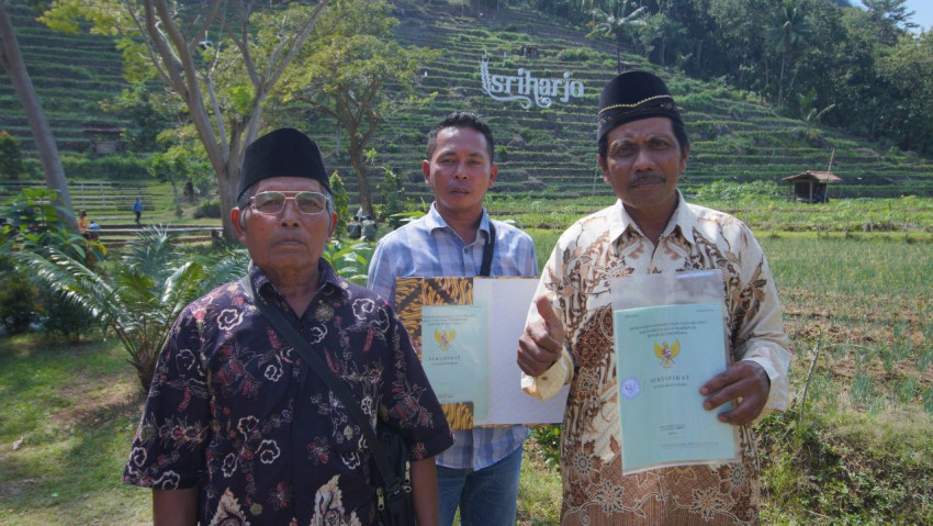 Akhirnya, 125 Sertifikat Tanah Diterima Warga Sriharjo dan Wukirsari