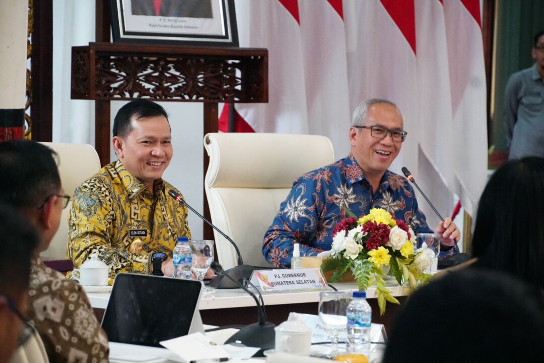 Pj Gubernur Sumsel Dukung Percepatan Pembangunan PSN Di Sumsel