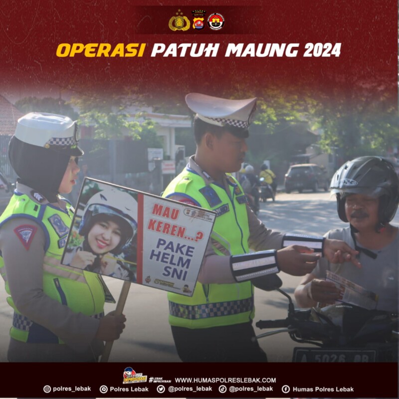 H-3 Operasi Patuh Maung Polres Lebak