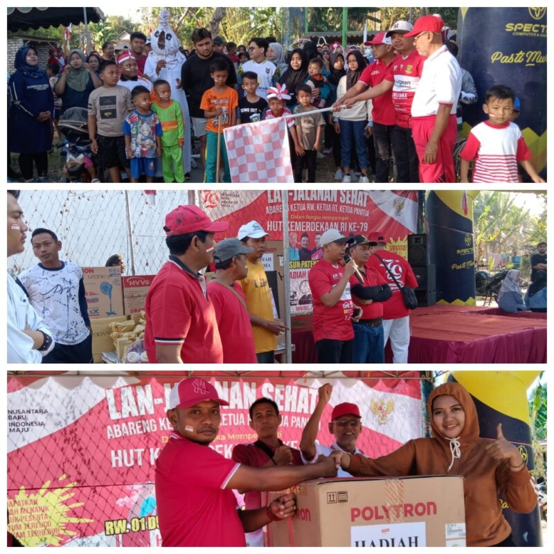 Kades Parsanga Semangati dan Lepas Peserta JJS RW 01 Dusun Patenongan