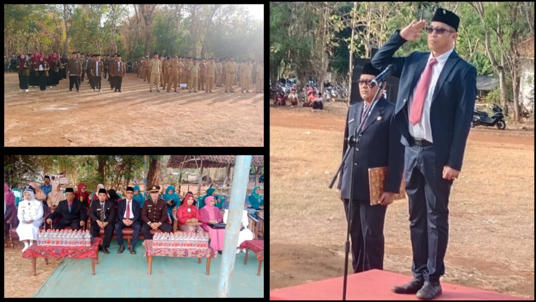 Upacara Peringatan HUT ke-79 RI di Kecamatan Dungkek Berlangsung Khidmat