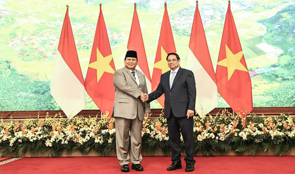 Akhiri Kunjungan Kerja, Menhan Prabowo Bertemu Perdana Menteri Vietnam