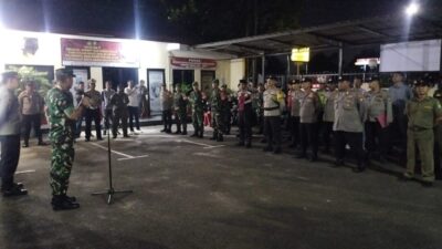 Pastikan Keamanan, Pergantian Tahun Baru, Kapolsek Batu Ceper Pimpin Apel