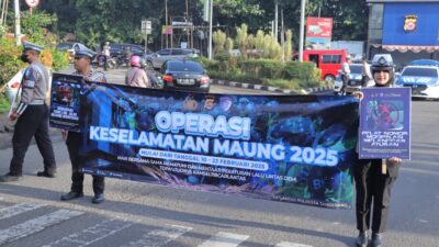 Ajak Masyarakat Tertib Lalu Lintas, Kasat Lantas Polresta Tangerang Gelar Kampanye Keselamatan lalu Lintas