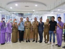 Tingkatkan Pelayanan Kesehatan, Bobihoe Sapa Jajaran Hingga Pengunjung RSUD CAM