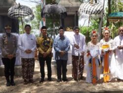 Wakil Bupati Gunungkidul Hadiri Upacara Melasti di Pura Segoro Wukir Pantai Ngobaran
