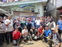 Saat Dikampung Lebak Bobihoe Sampaikan Pemkot Lakukan Upaya Kolaborasi Tangani Banjir