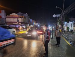 Giat apel Malam dan Kegiatan Patroli di Pos Pengamanan Operasi Ketupat Maung 2025 Balaraja Barat Sebagai Bentuk Kesiap Siagaan Polri dalam pelayanan Mudik