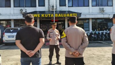 Personil Polsek Balaraja Melaksanakan Rutinitas Apel Pagi Antisipasi Guantibmas di Wilayah Kecamatan Sukamulya – Balaraja 