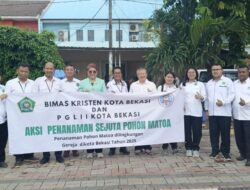 Gelombang Hijau untuk Kota Bekasi: PGLII dan Pembimas Kristen Gelar Aksi Sejuta Pohon