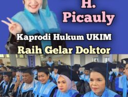 Picauly Raih Gelar Doktor, Tambah Deretan Dosen Hebat di Fakultas Hukum UKIM