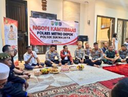 Demi Wujudkan Polri untuk Masyarakat, Kapolres Metro Depok Kunjungin Kediaman Ketua BMMB Kota Depok
