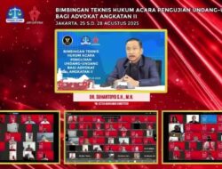 250 Advokat PERADI UTAMA Sukses Ikuti Bimtek Hukum Acara MK