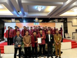 BEM UM Kendari Dilantik, Ruslan: Mahasiswa Harus Jadi Pelaku Aktif Perubahan