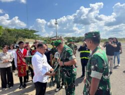 Danpusterad Kunjungi Kutai Barat, Laksanakan Asistensi dan Pengawasan Bidang Teritorial di Yonif 827/MCY
