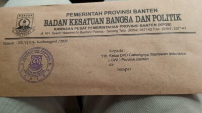 Kesbangpol Banten Terbitkan Surat Pemberitahuan untuk GWI: Organisasi Wartawan Kian Solid