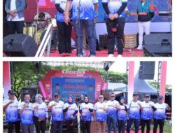 Korpri Mlampah Sesarengan Karanganyar Sehat”: Ribuan ASN dan Warga Padati Alun-Alun, Bupati Serukan Semangat Kebersamaan