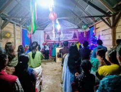 Mimpi Gedung Gereja Baru Bersemi di Natal: Jemaat Bambaapu Beribadah dengan Hati Senang Meskipun Sederhana