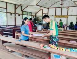 Gotong Royong di Perbatasan: Pos Gunung Anggas Beri Sargal & Dekorasi Gereja untuk Natal 2025