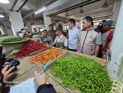 Satgas Saber Pelanggaran Pangan Pusat Pantau Langsung 2 Pasar di Kota Tangerang, Harga Pangan Masih Stabil