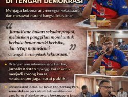 Jurnalis Kristen dan Tanggung Jawab Moral di Ruang Publik Indonesia