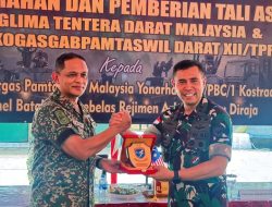 Kolaborasi Tanpa Batas: TNI dan Tentera Malaysia Perkuat Pengamanan Perbatasan di Jagoi Babang