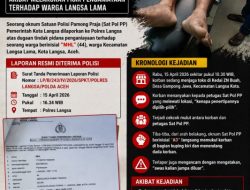 Oknum Satpol PP Kota Langsa Dilaporkan ke Polisi, Diduga Aniaya Warga hingga Dirawat di RSUD