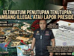 Mitra Pol Aceh Warning Tambang Ilegal: “Hentikan Sekarang, atau Kami Surati Presiden”