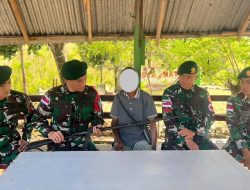Satgas Pos Salore Yonarmed 12 Kostrad Bangun Kepercayaan Warga Lewat Pendekatan Humanis