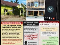 Warga Meurandeh Induk Pertanyakan Pendataan Bantuan Jadup Pasca Banjir, Nama Penerima Disebut Tak Pernah Muncul