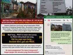 Polemik PAUD di Seulalah Baru Jadi Sorotan, Pernyataan Pj Geuchik Picu Pertanyaan Publik