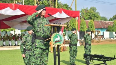 Regenerasi Kepemimpinan di Yonif 515 Kostrad, Letkol Inf Edy Pramono Resmi Ambil Alih Tongkat Komando